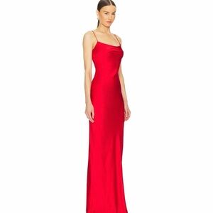 Lovers + Friends Vibrant Red Maxi Dress